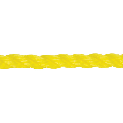 3/8" Braided Yellow Rope, Polypropylene, 630' Helyx Safety & Industrial Supplies