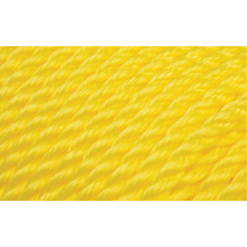 3/8" Braided Yellow Rope, Polypropylene, 630' Helyx Safety & Industrial Supplies