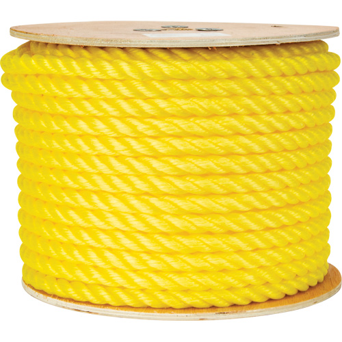 5/8" Braided Yellow Rope, Polypropylene, 200' Helyx Safety & Industrial Supplies