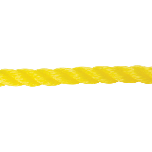 5/8" Braided Yellow Rope, Polypropylene, 200' Helyx Safety & Industrial Supplies