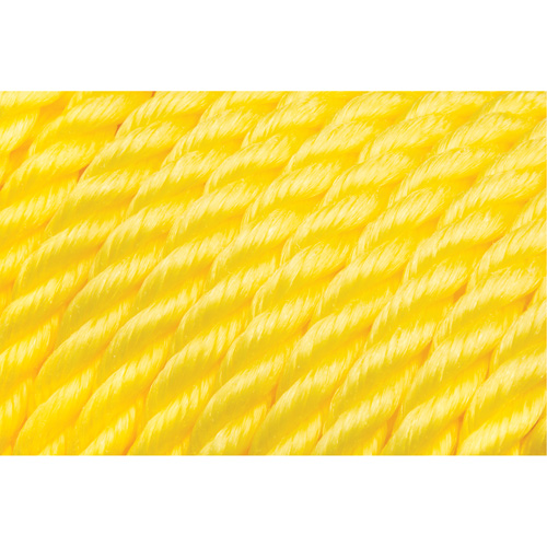 5/8" Braided Yellow Rope, Polypropylene, 200' Helyx Safety & Industrial Supplies