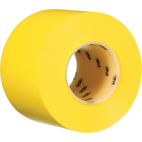 Ruban de marquage de planchers durable 971, 4" x 108', Vinyle, Jaune Helyx Safety & Industrial Supplies