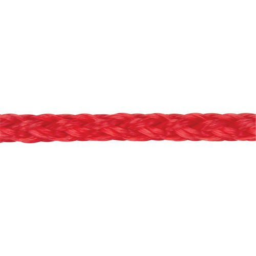 Corde rouge tress&eacute;e, Polypropyl&egrave;ne, 500' Helyx Safety & Industrial Supplies