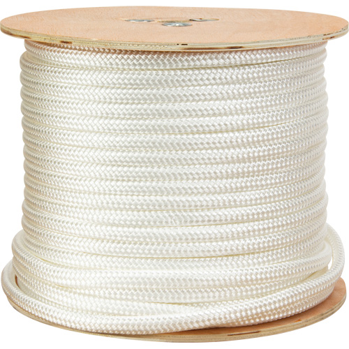 Braided White Rope, Nylon, 250' Helyx Safety & Industrial Supplies