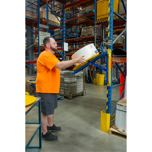 Strapping Dispenser, Polyester/Steel/Polypropylene Straps, 16"/8" Core Dia., 3"/8"/6" Roll Width Helyx Safety & Industrial Supplies