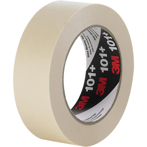 Value Masking Tape 101+, 12 mm (59/125") x 55 m (180.44'), Tan Helyx Safety & Industrial Supplies