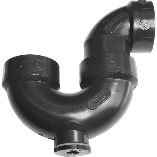 Siphon-P avec joint &agrave; colle &agrave; solvant et regard de nettoyage Helyx Safety & Industrial Supplies