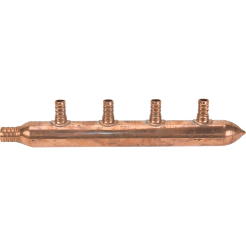 Four Branch Manifold, 3/4" Dia., Copper Helyx Safety & Industrial Supplies