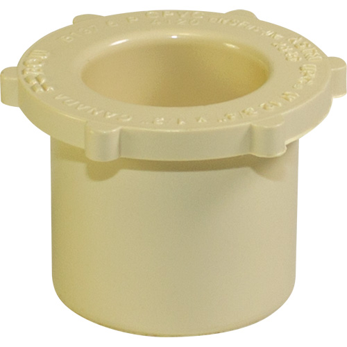 Flowguard Gold&reg; Pipe Bushing, 3/4" x 1/2", Spigot x Hub, CPVC Helyx Safety & Industrial Supplies