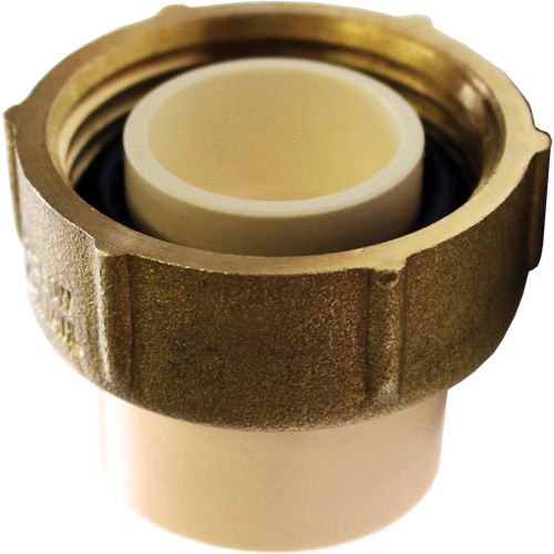 Water Meter Box Adapter, 3/4" x 1" Dia., CPVC Helyx Safety & Industrial Supplies