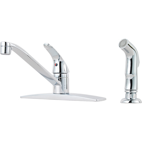 Robinet de cuisine avec pulv&eacute;risateur s&eacute;rie Pfirst Helyx Safety & Industrial Supplies