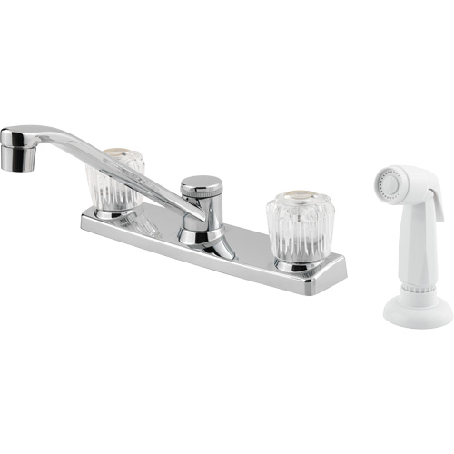 Robinet de cuisine avec pulv&eacute;risateur s&eacute;rie Pfirst Helyx Safety & Industrial Supplies
