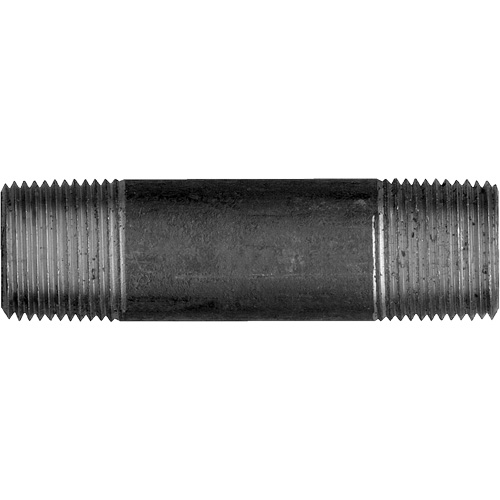 Long Pipe Nipple, Black Iron, 3/8", NPT x NPT Helyx Safety & Industrial Supplies
