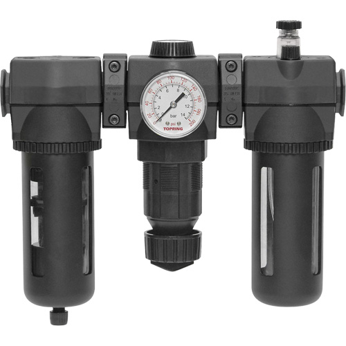 Filter, Regulator & Lubricator Modulair 400 with Manual Drain & Standard Bowl, 3/4" NPTF Helyx Safety & Industrial Supplies