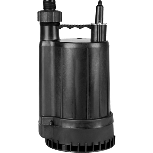 Thermoplastic Utility Pump, 115 V, 2200 GPH, 1/4 HP Helyx Safety & Industrial Supplies