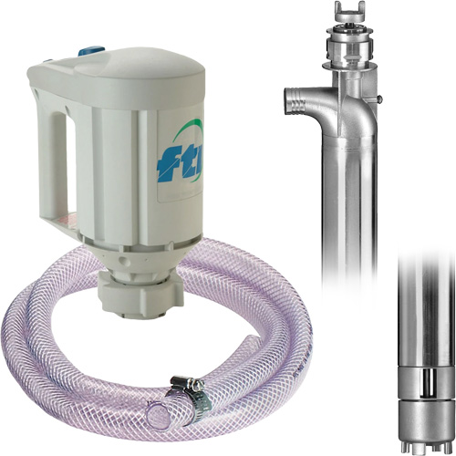 Trousse de pompe pour baril PFS-40 avec moteur M3V, Acier inoxydable Helyx Safety & Industrial Supplies