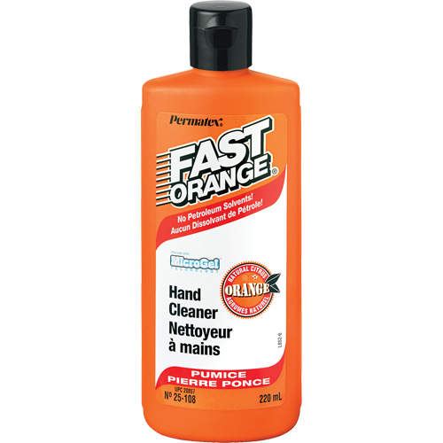 Nettoyant &agrave; mains, Pierre ponce, 220 ml, Bouteille, Orange Helyx Safety & Industrial Supplies