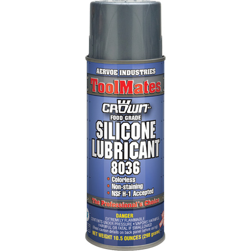 Food Grade Silicone Lube, Aerosol Can Helyx Safety & Industrial Supplies