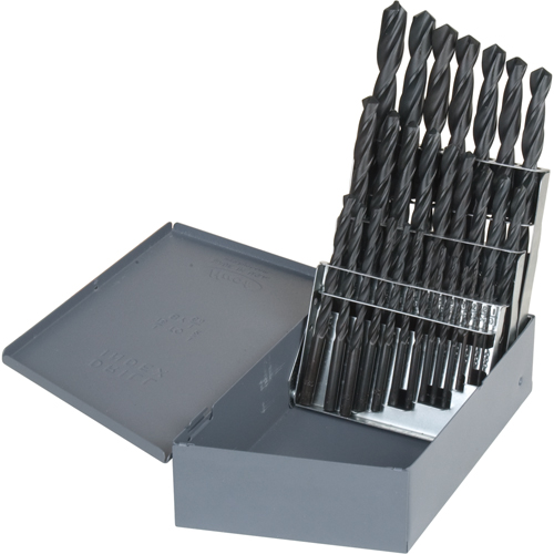 Hyper Jobber Length Drill Bit Set, 26 Pieces, High Speed Steel Helyx Safety & Industrial Supplies