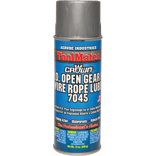 Lubrifiant pour c&acirc;ble et engrenage ouvert, Canette a&eacute;rosol Helyx Safety & Industrial Supplies