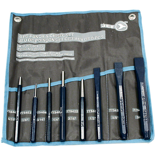 Punch & Chisel Set, 8 Pieces Helyx Safety & Industrial Supplies