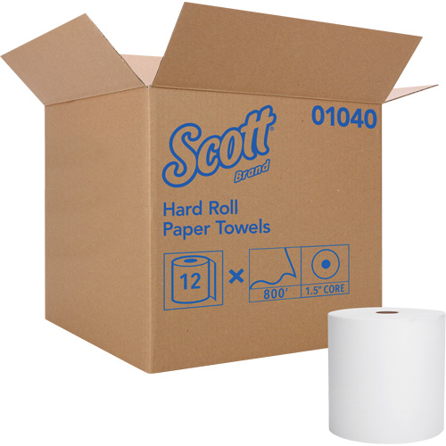 Scott&reg; Essential Hard Roll Towels, 1 Ply, Standard, 800' L Helyx Safety & Industrial Supplies