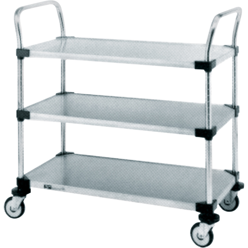 Standard-Duty Utility Carts, 2 Tiers, 24" W x 39" H x 24" D, 500 lbs. Capacity Helyx Safety & Industrial Supplies