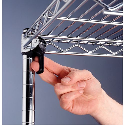 &eacute;tag&egrave;res super ajustables Super Erecta, 4 Tablettes, 36" la x 62-9/16" h x 24" p Helyx Safety & Industrial Supplies