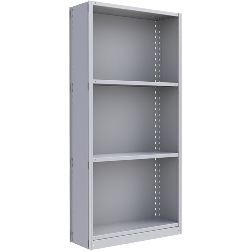 Interlok Shelving Unit, Steel, Boltless, 800 lbs. Capacity, 36" W x 76" H x 24" D Helyx Safety & Industrial Supplies