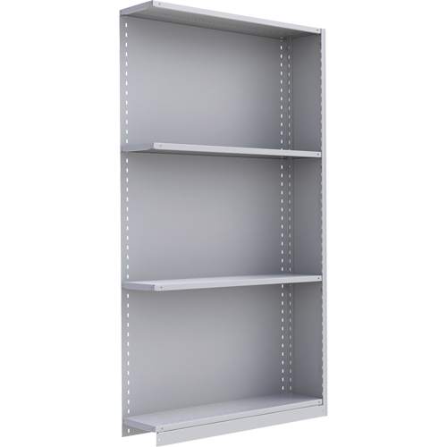 Interlok Shelving Unit, Steel, Boltless, 450 lbs. Capacity, 48" W x 88" H x 24" D Helyx Safety & Industrial Supplies