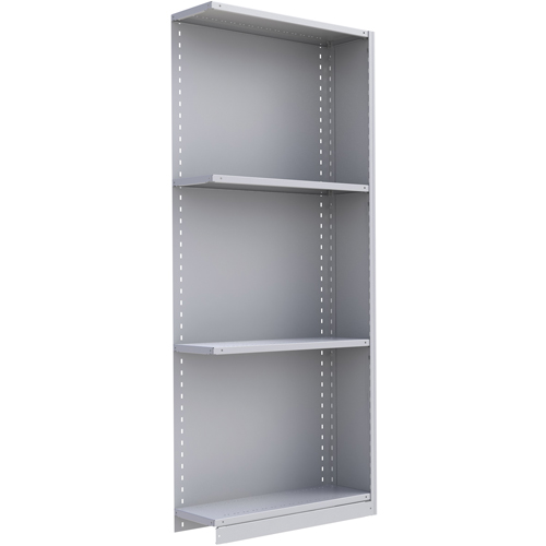 Interlok Shelving Unit, Steel, Boltless, 800 lbs. Capacity, 36" W x 88" H x 24" D Helyx Safety & Industrial Supplies