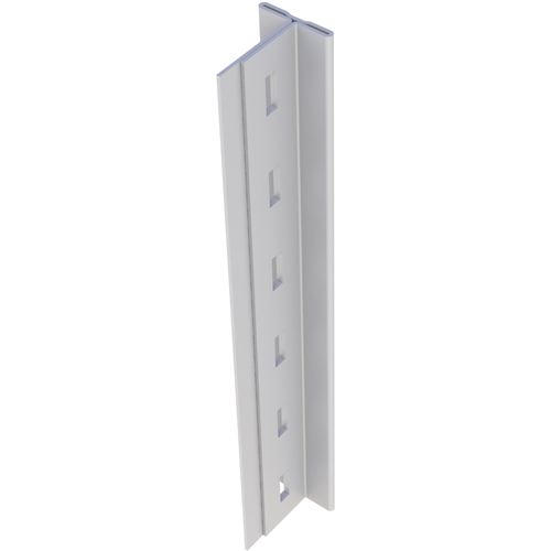 Montant en T pour rayonnage enclenchable Interlok, Acier, Hauteur 112" Helyx Safety & Industrial Supplies