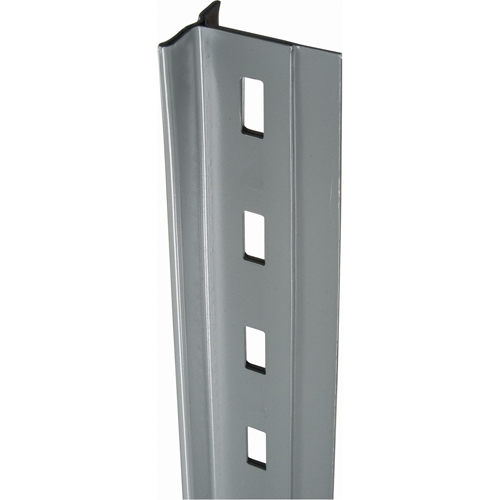 Montant en T pour rayonnage enclenchable Interlok, Acier, Hauteur 124" Helyx Safety & Industrial Supplies