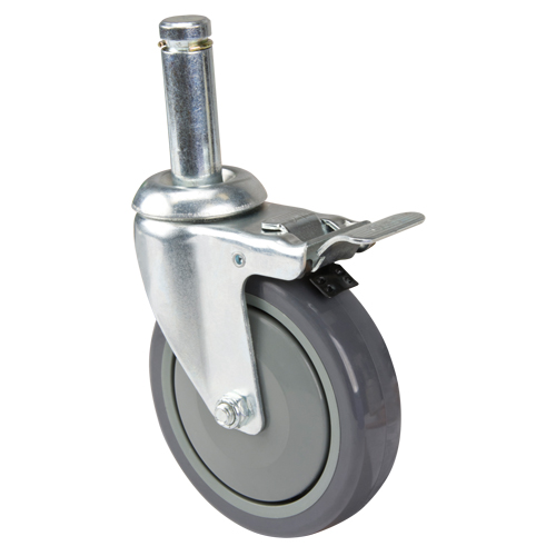Roulette pour &eacute;tag&egrave;re en treillis chromat&eacute; Helyx Safety & Industrial Supplies