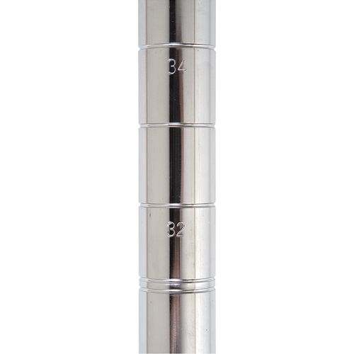 Heavy-Duty Chromate Wire Shelving Post, 63" H Helyx Safety & Industrial Supplies