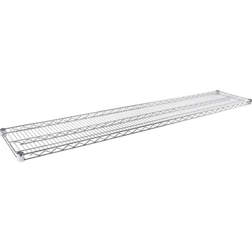 Tablette en treillis pour &eacute;tag&egrave;re robuste en treillis chromat&eacute;, 30" la x 18" p, Capacit&eacute; de 800 lb Helyx Safety & Industrial Supplies