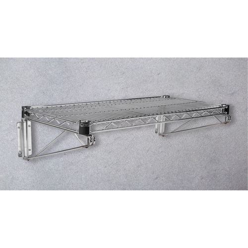 Direct Wall Mount for Chromate Wire Shelving Helyx Safety & Industrial Supplies