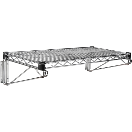 Direct Wall Mount for Chromate Wire Shelving Helyx Safety & Industrial Supplies