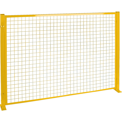 Mesh Style Perimeter Guard, 4' H x 8' W, Yellow Helyx Safety & Industrial Supplies