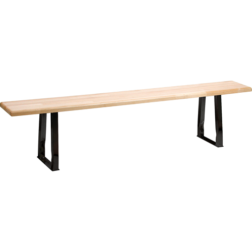 Banc pour vestiaire, Bois, 48" lo x 9-1/2" la x 16-1/2" h Helyx Safety & Industrial Supplies
