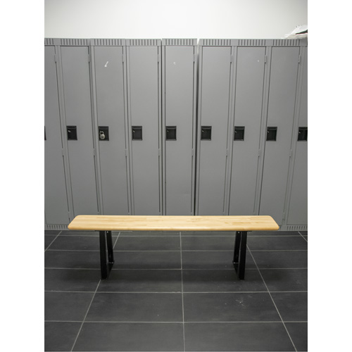 Banc pour vestiaire, Bois, 48" lo x 9-1/2" la x 16-1/2" h Helyx Safety & Industrial Supplies