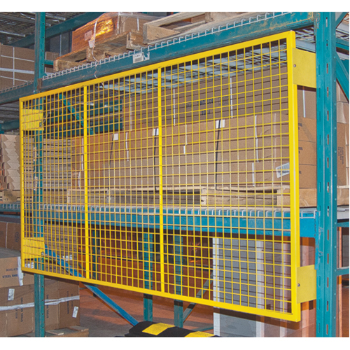 Pallet Back Rack Guards, 96" W x 48" H, 6" Brackets Helyx Safety & Industrial Supplies