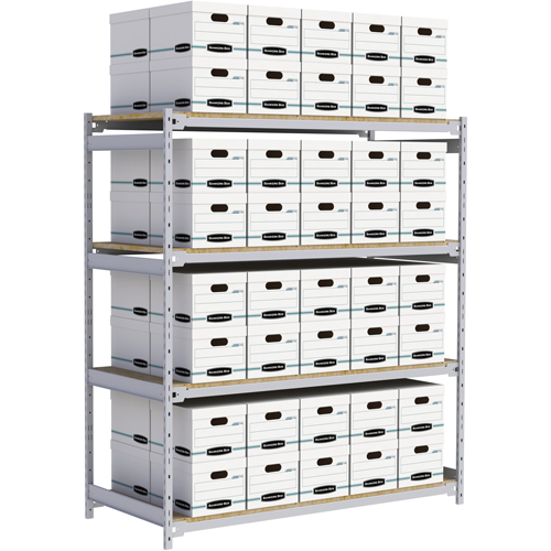 &eacute;tag&egrave;re-classeur de grande largeur, Acier, 4 Tablettes, 72" la x 32" p x 84" h Helyx Safety & Industrial Supplies