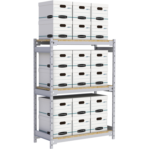 &eacute;tag&egrave;re-classeur de grande largeur, Acier, 3 Tablettes, 42" la x 18" p x 60" h Helyx Safety & Industrial Supplies