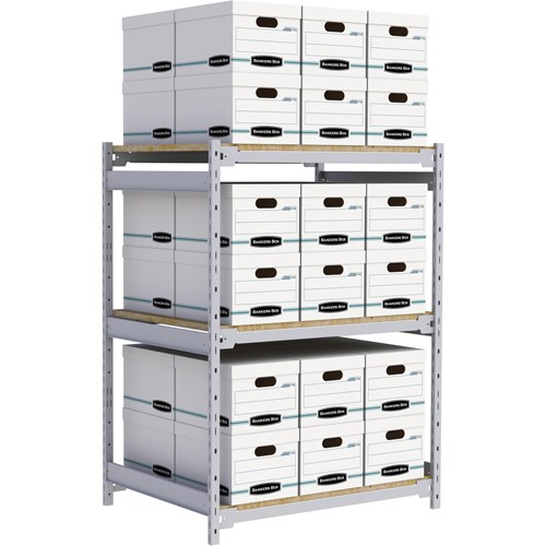 &eacute;tag&egrave;re-classeur de grande largeur, Acier, 3 Tablettes, 42" la x 32" p x 60" h Helyx Safety & Industrial Supplies