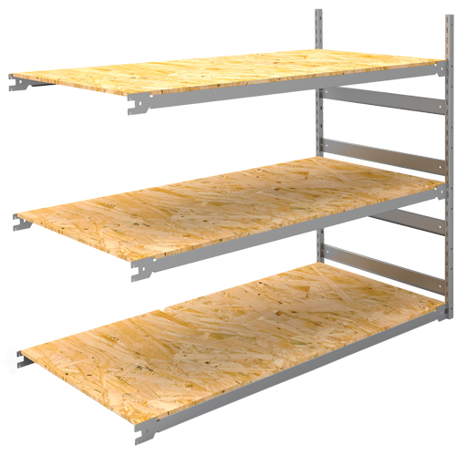 &eacute;tag&egrave;re-classeur de grande largeur, Acier, 3 Tablettes, 72" la x 32" p x 60" h, Ensemble Ajout Helyx Safety & Industrial Supplies