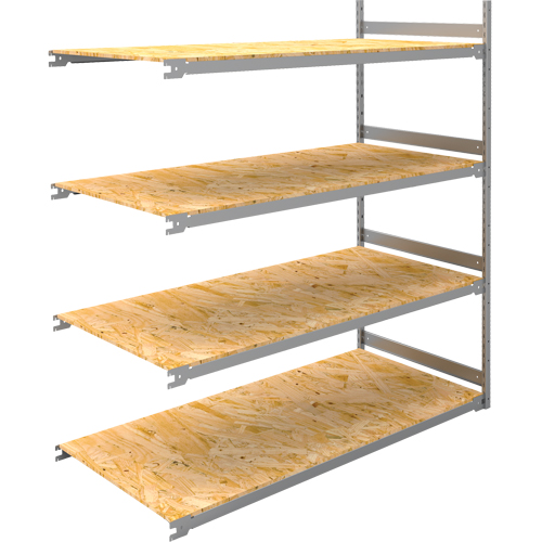 &eacute;tag&egrave;re-classeur de grande largeur, Acier, 4 Tablettes, 72" la x 32" p x 84" h, Ensemble Ajout Helyx Safety & Industrial Supplies