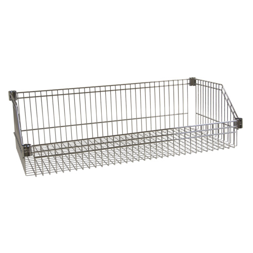 Panier-tablette en treillis m&eacute;tallique, 18" la x 36" p, Capacit&eacute; de 400 lb Helyx Safety & Industrial Supplies