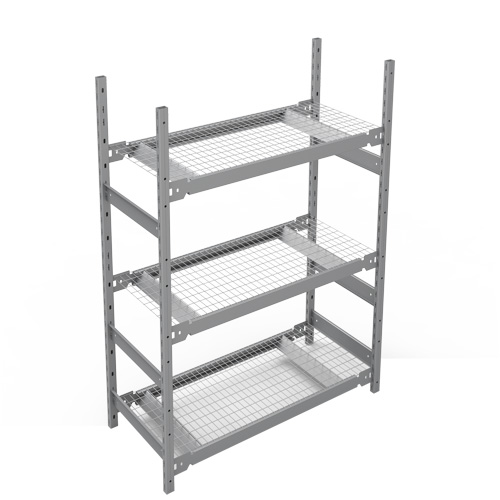 Wide Span Storage Shelving, Steel, Boltless, 1340 lbs. Capacity, 42" W x 60" H x 18" D Helyx Safety & Industrial Supplies