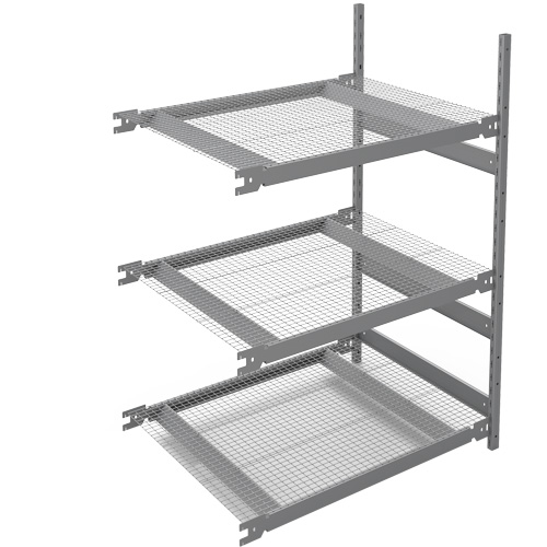 Wide Span Storage Shelving, Steel, Boltless, 1340 lbs. Capacity, 42" W x 60" H x 32" D Helyx Safety & Industrial Supplies